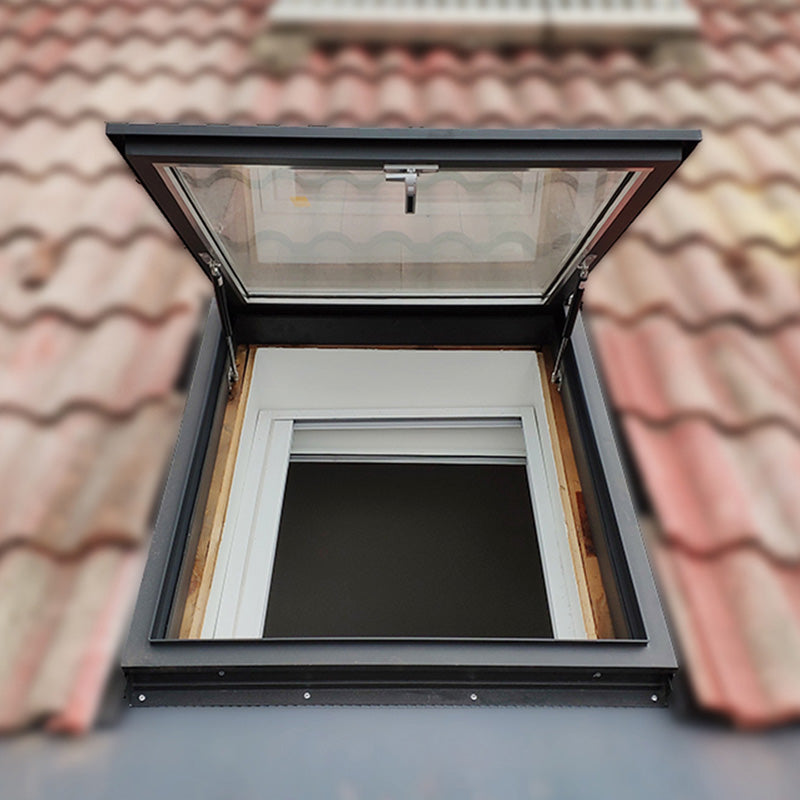 Roof Window And Skylight Basement Daylighting Door Multi-angle Roof Viewing Aluminium Window Customized