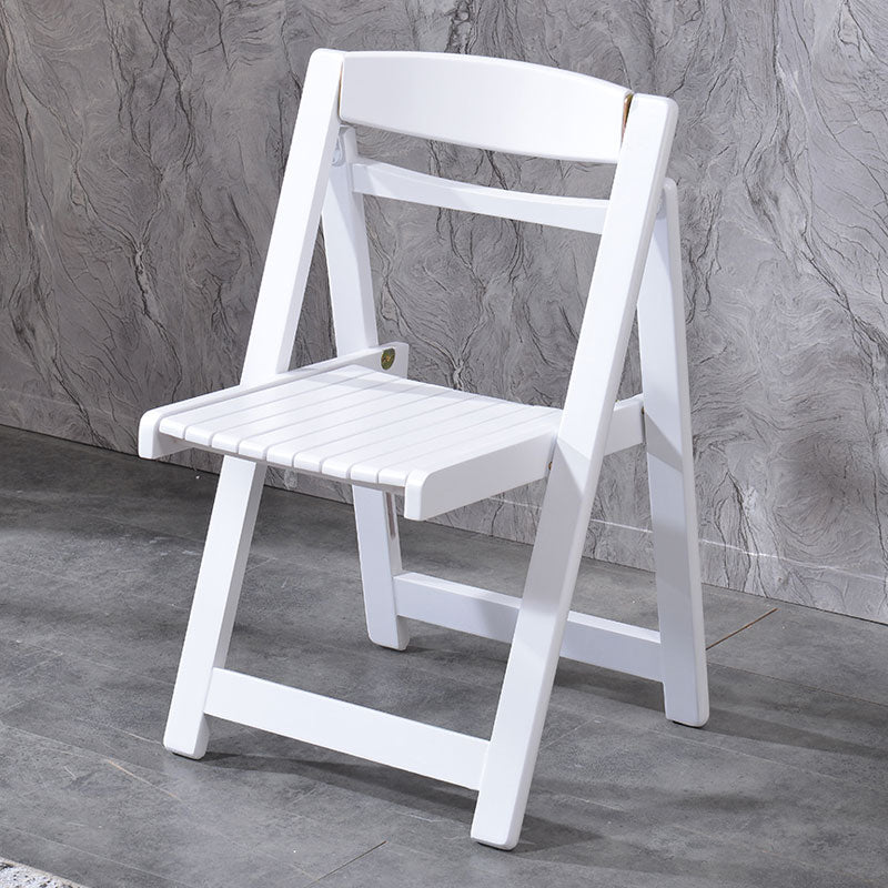 Wood Folding Chair Home Storage Bench Restaurant, Office, Backrest Chair Breathable