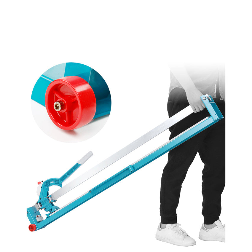 Tile Cutter Manual Fixed Ceramic Glass Floor Cutting Tool Adjustable Laser Guide with Pulley