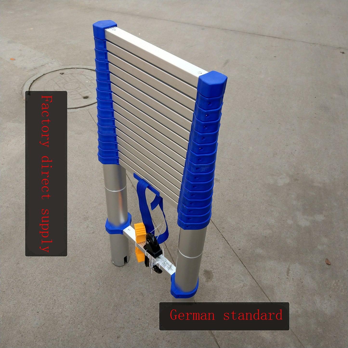 텔레스코픽 사다리 두껍게 및 늘리기 사다리 다기능 휴대용 접는 사다리 알루미늄 6.56ft-25ft
